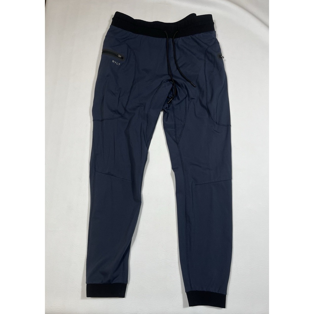 BYLT Premium Jogger Pants Mens XL Navy Blue Athletic Stretch Sweatpants